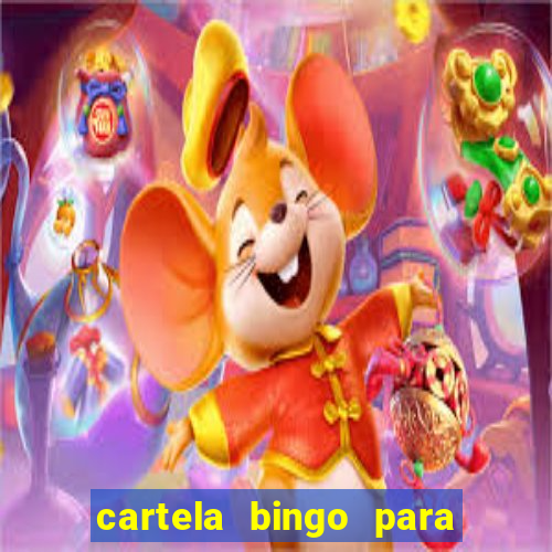 cartela bingo para cha de cozinha imprimir gratis